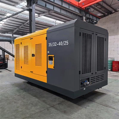 ZD-40/25 Diesel 25 bar grote schroefluchtcompressor met tweetraps kop